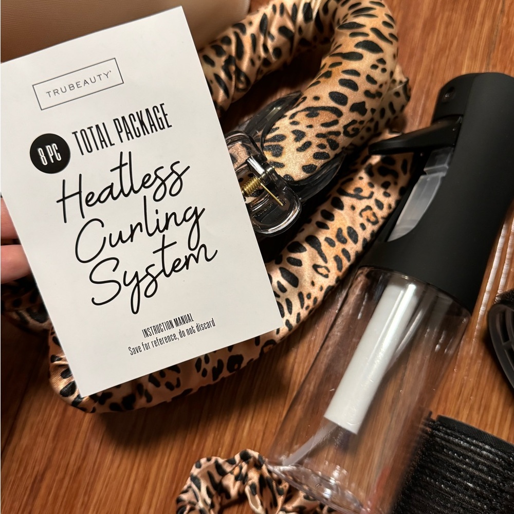 Trubeauty Heatless Curl 4 Piece Set for New in Case